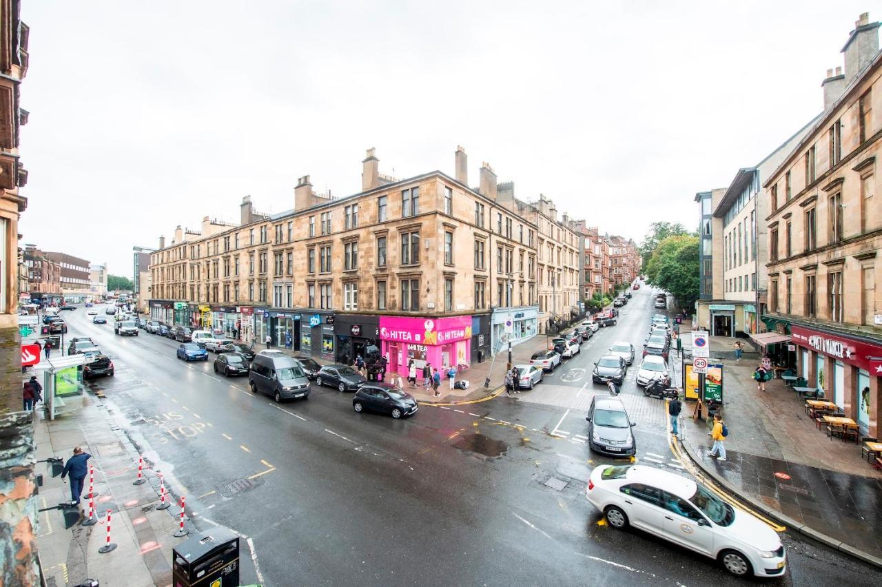 Ferienwohnung Pass The Keys Stylish 2 Bed In Heart Of West End Glasgow Exterior foto