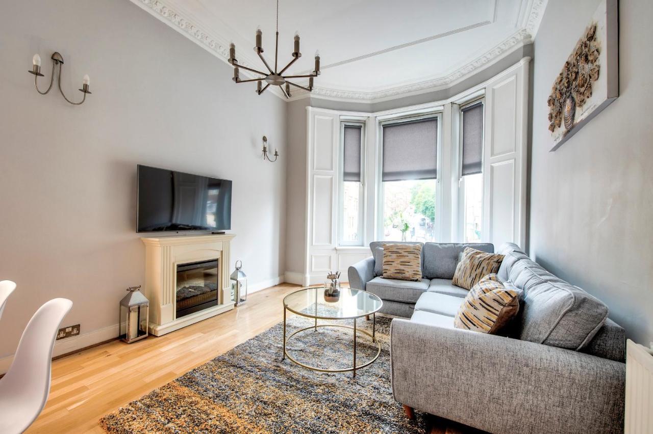 Ferienwohnung Pass The Keys Stylish 2 Bed In Heart Of West End Glasgow Exterior foto